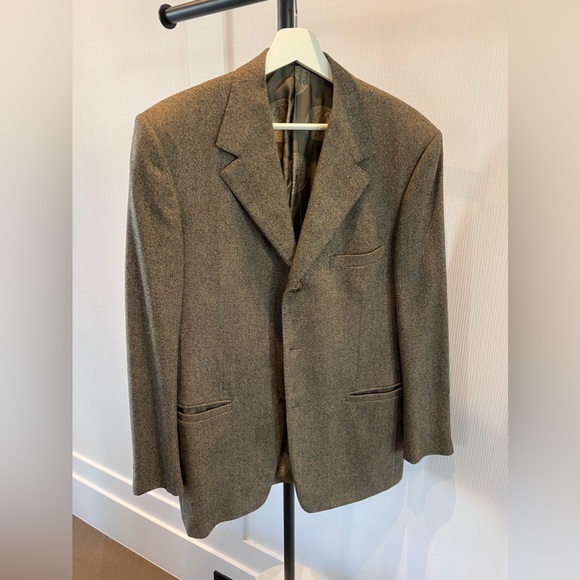 Vintage Gianni Versace wool blazer jacket 48 - Picture 3 of 6